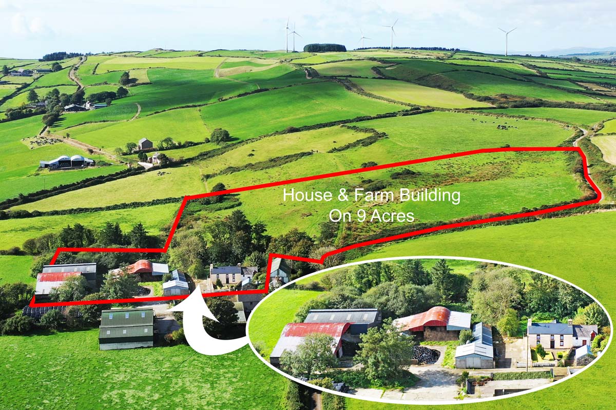 2_House & Farm Buildings On 9 Acres