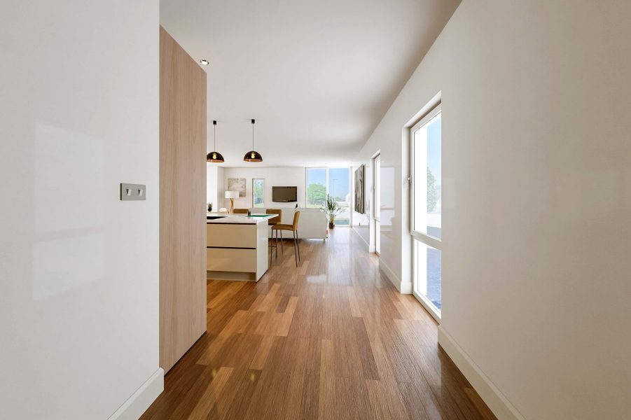 21To Kitchen Living