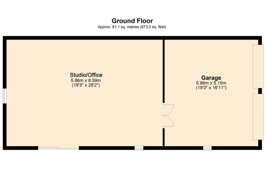 50_Studio & Garage Floor Plans